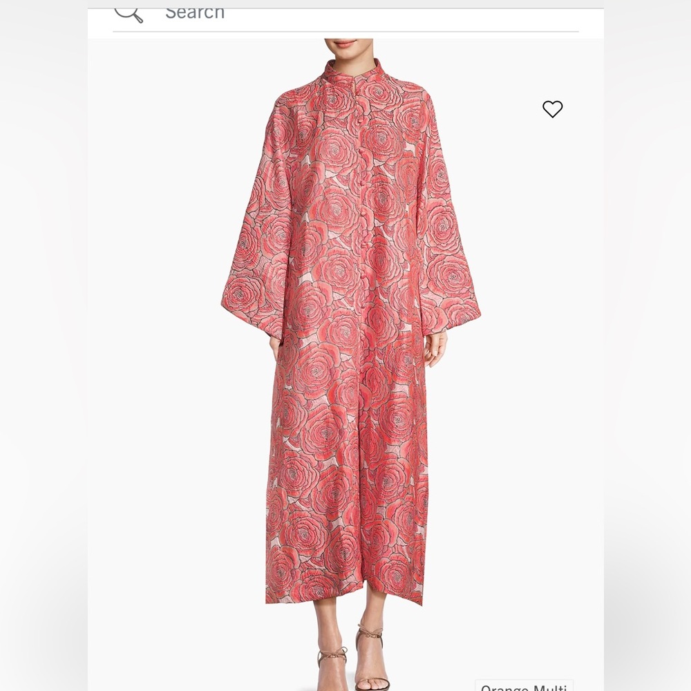 La Vie Style House floral brocade dress NWT